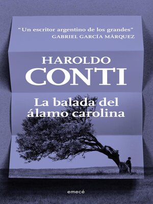 cover image of La balada del álamo Carolina